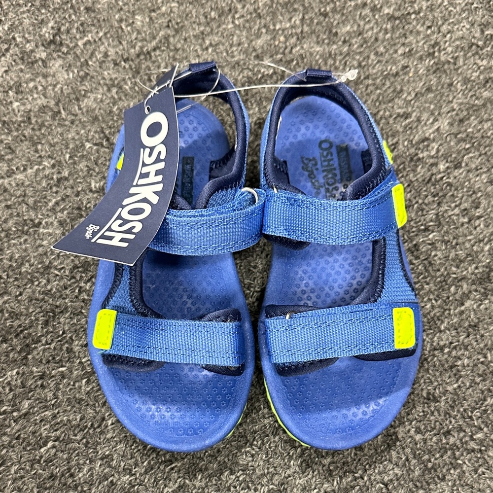 OshKosh B'gosh Kids Blue and Neon Sandals